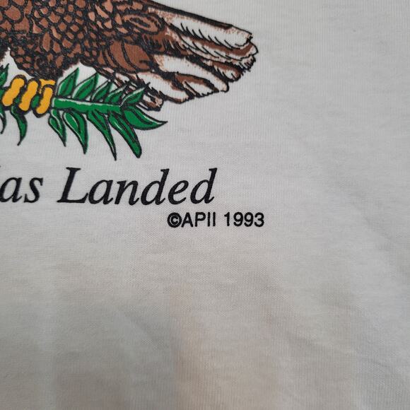 Vintage 1994 NASA Apollo II 25th Anniversary T-Shirt Mens XL Made in USA - Picture 3 of 12